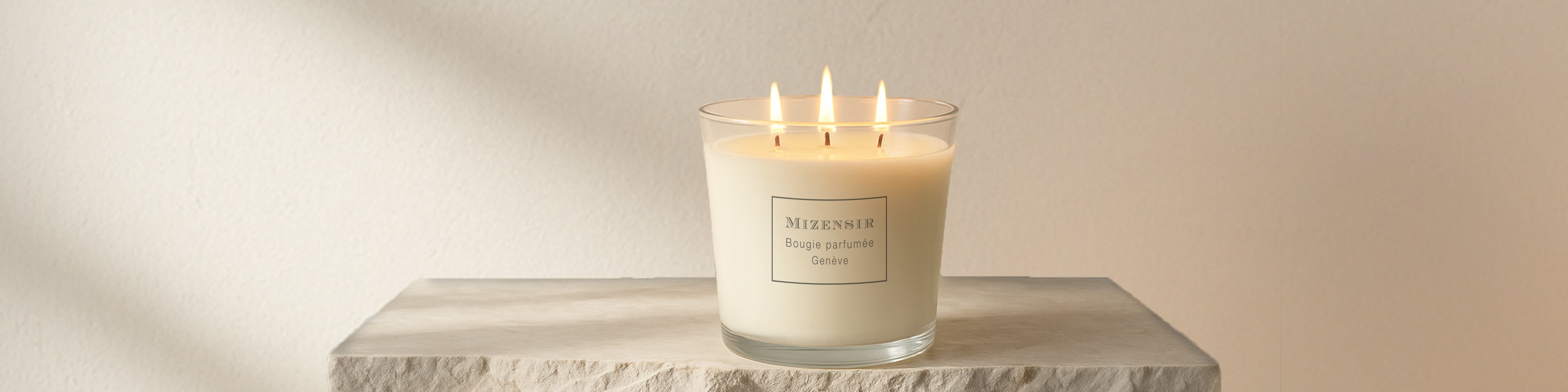 Grandes bougies parfumées - Mizensir.ch