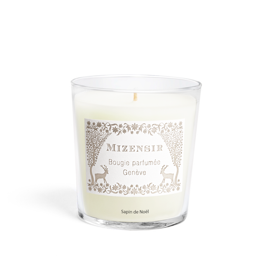 Bougie Parfumée Noël Pain D'Épices 410g - 3 Mèches, 60 Heures Combustion, Cadeau Parfait