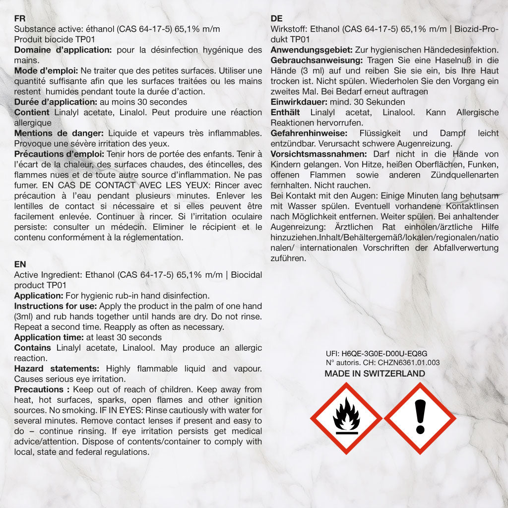 Bergamote | Gel désinfectant