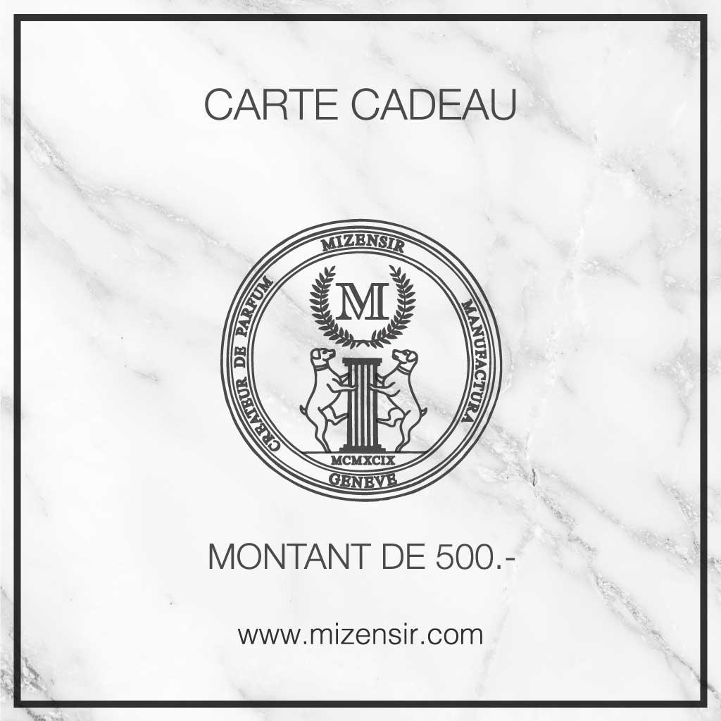Carte cadeau de 500.-