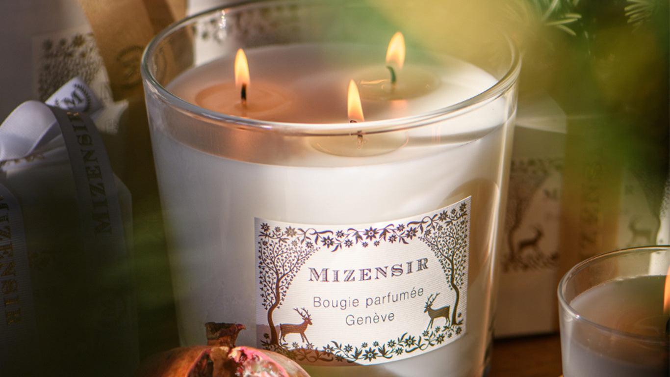 Grandes bougies parfumées - Mizensir.ch