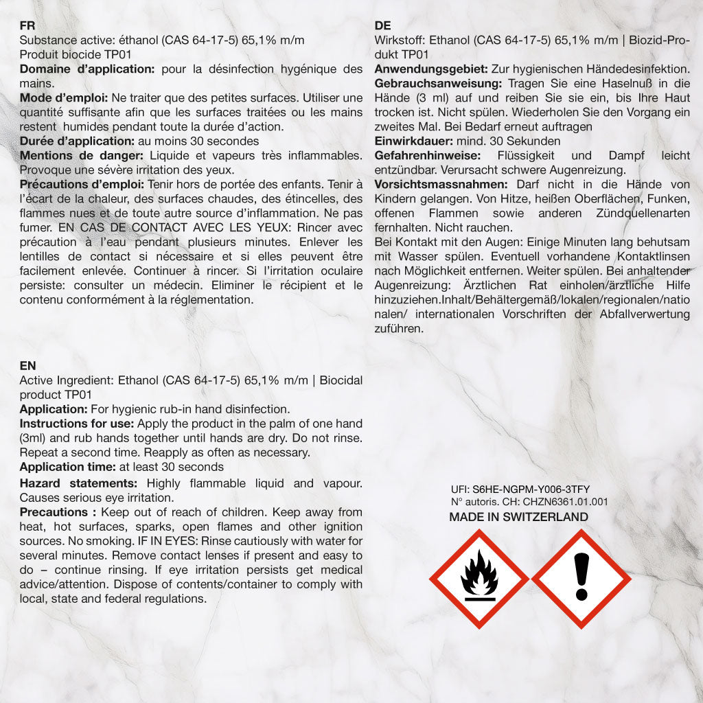 Gingembre | Gel désinfectant