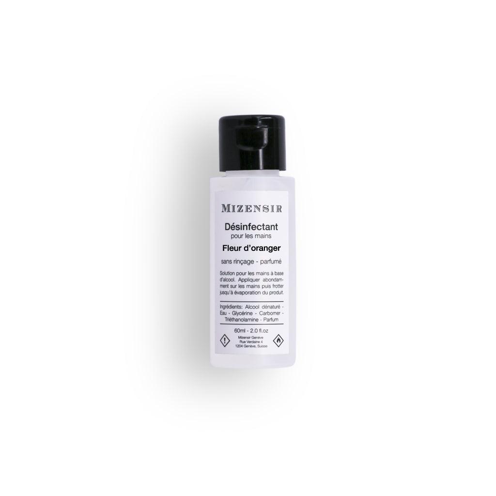 gel hydroalcoolique parfumé à la fleur d'oranger