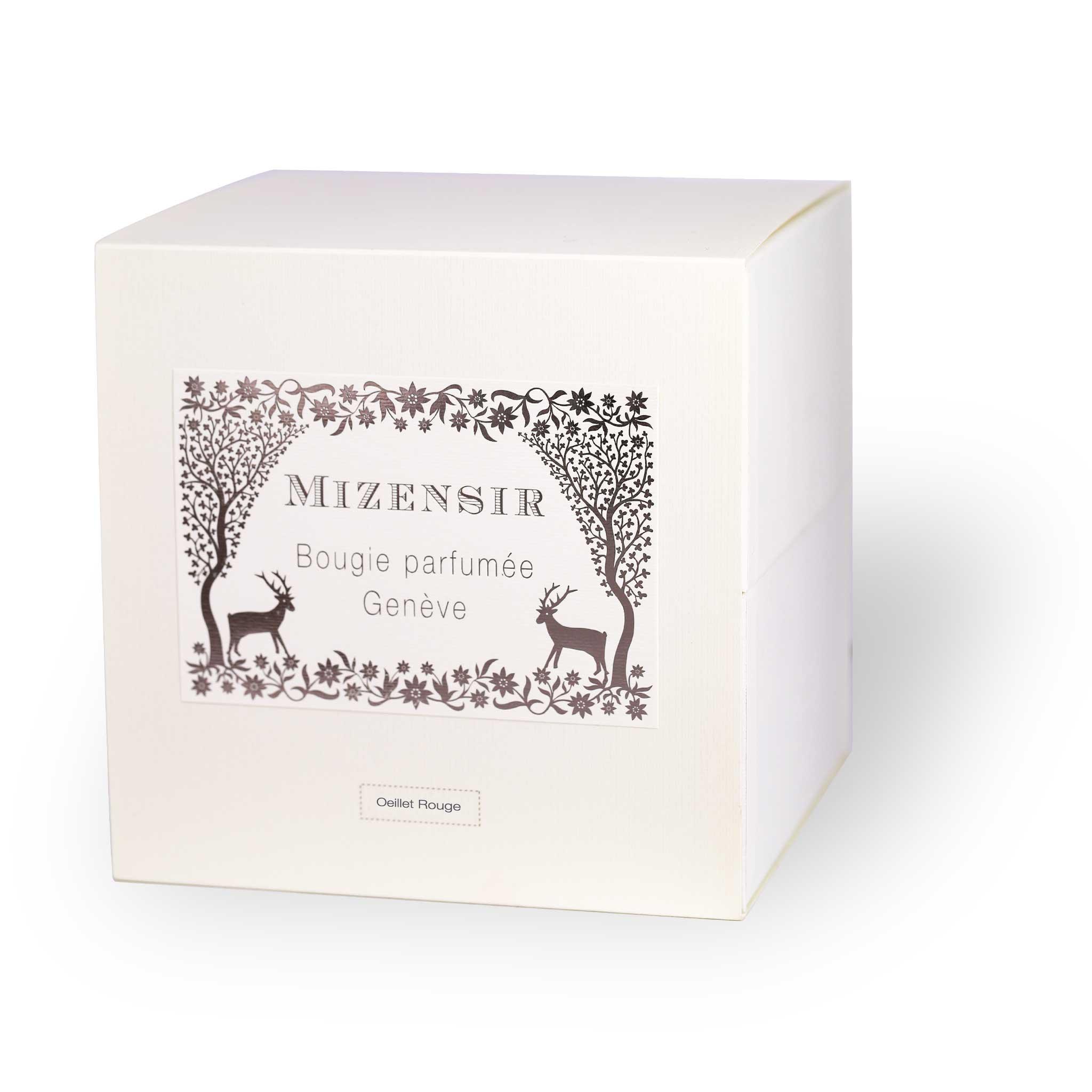 Grande bougie parfumée Oeillet Rouge