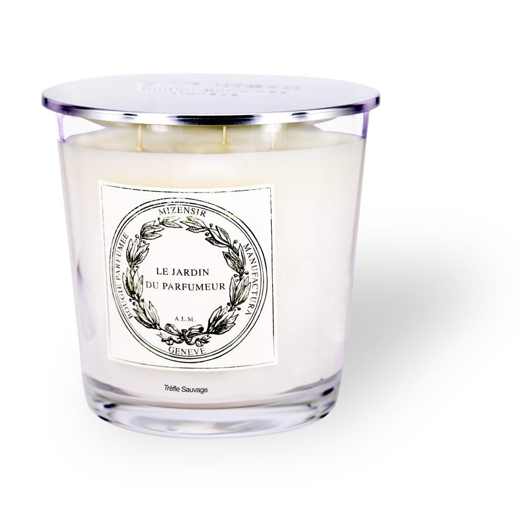 Grande bougie parfumée Trèfle Sauvage